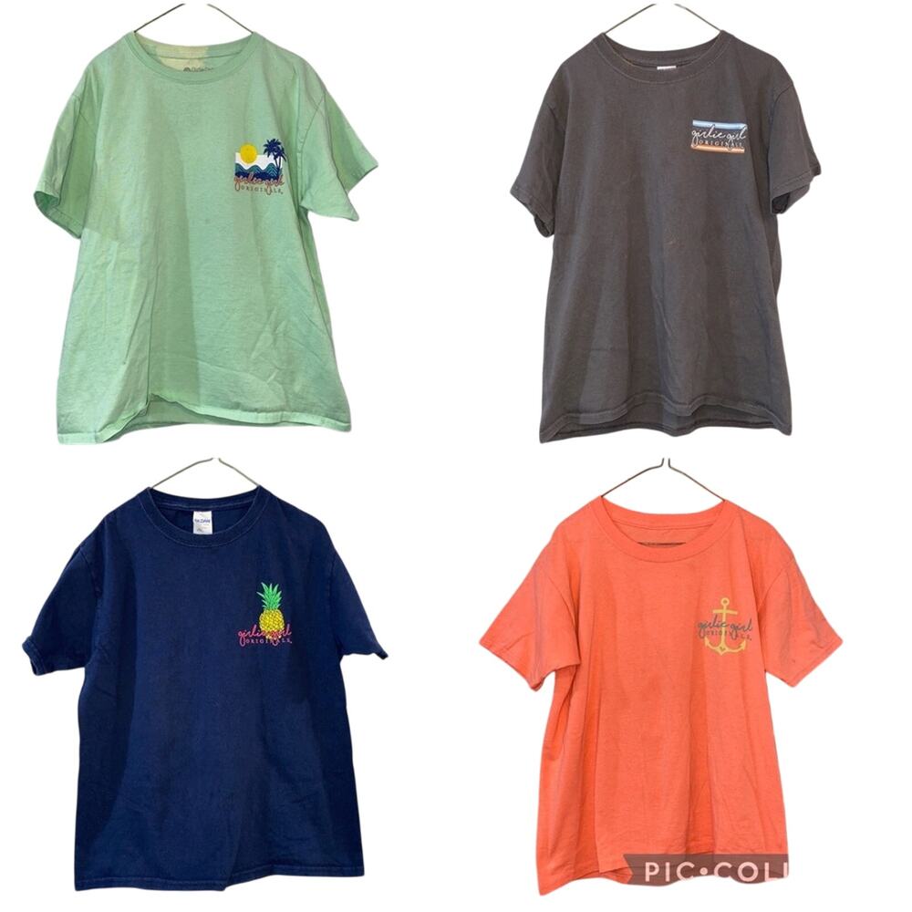 Girlie‎ Girls Bundle of Four Tee Shirts YL & YM